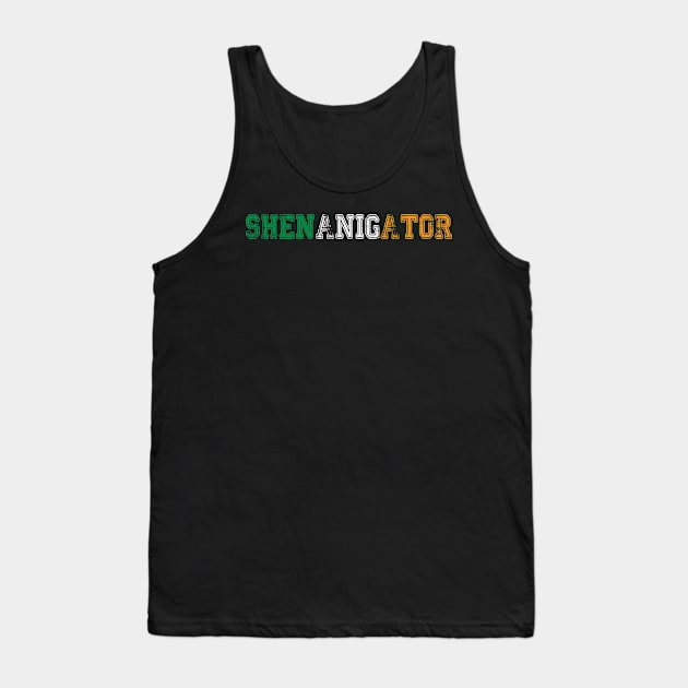 St Patrick's Day - Shenanigator Irish Pride St Patty's Day Tank Top by ahmed4411